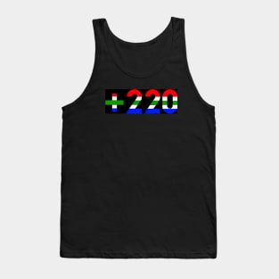 The Gambia +220 Country calling code Tank Top